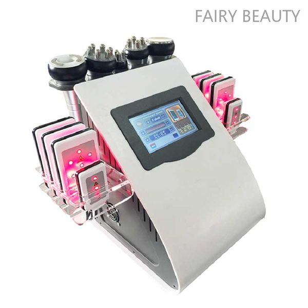 

integrated fitness equip 2021 sell 6 in 1 vacuum lipo ultrasonic cavitation rf slimming massage machine for spa