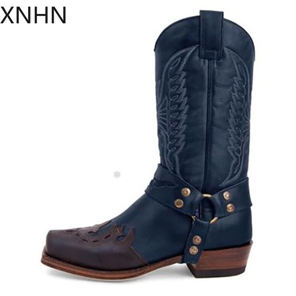 

2020 fashion women midcalf boots handmade retro leisure shoes women casual new outdoor sneakers winter, Black