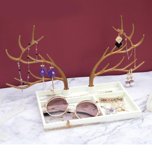 

jewelry display rack sile molds storage box sile molds, resin casting mold sets for uv resin epoxy resin jewelr qyloob, Black;white