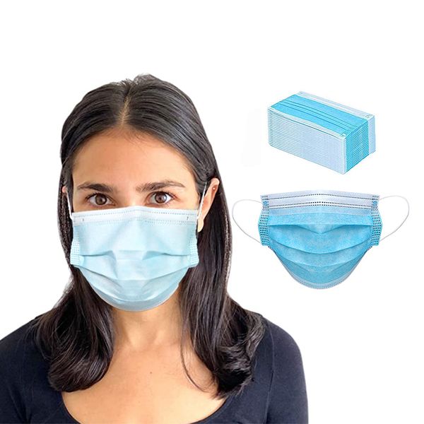 

protective equipment mask 3ply disposable personal face mask protector facial masker face