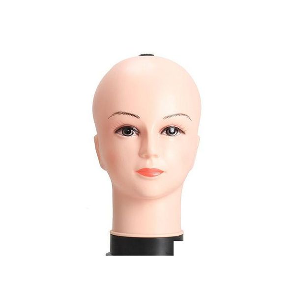 

real female mannequin head model wig hat jewelry display cosmetology manikin hairdressing doll women hairdres sqcbfh bdehair, White