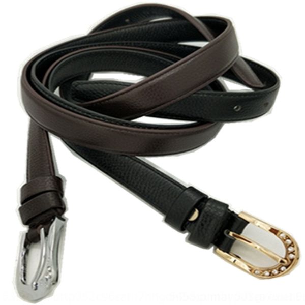 

5rnan first fashion belt genuine leather pin cowhide korean style first layer women's genuine belt leather pinbelt layer women's c, Black;brown