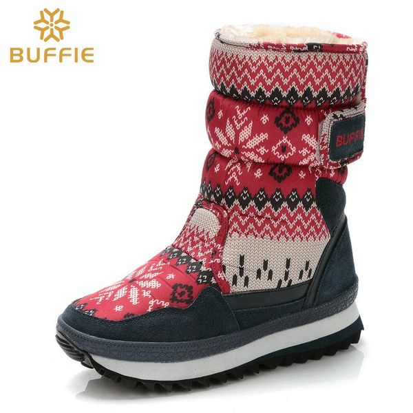 

footwear for children snowflake shoe girls winter boots warm plush fur buckle style 2020 new design style fabric upper ship, Black;grey