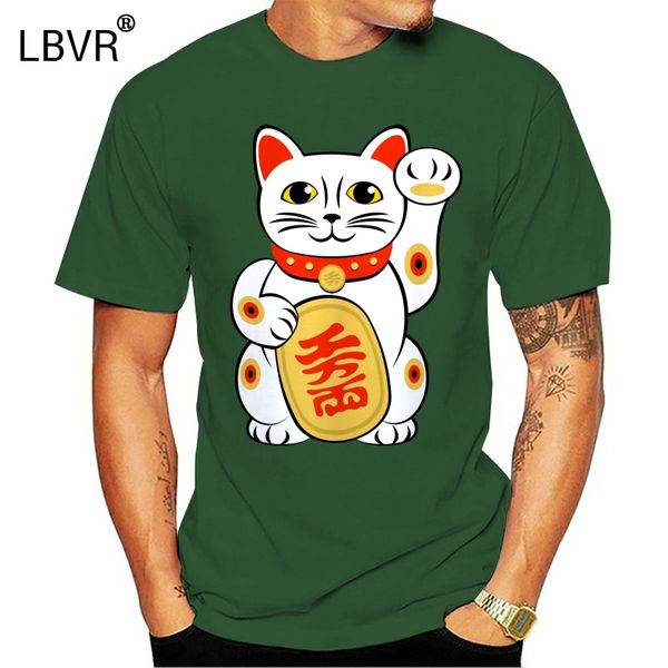 

японский lucky cat maneki neko белое счастье 100 дизайнеров балахон хлопок личность пользовательские футболки толстовка