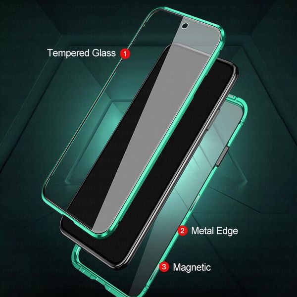 

360 full cover magnetic case for xiaomi redmi ntoe 9 pro 9s xiomi redmy not 9 s double sided gla jllkhd