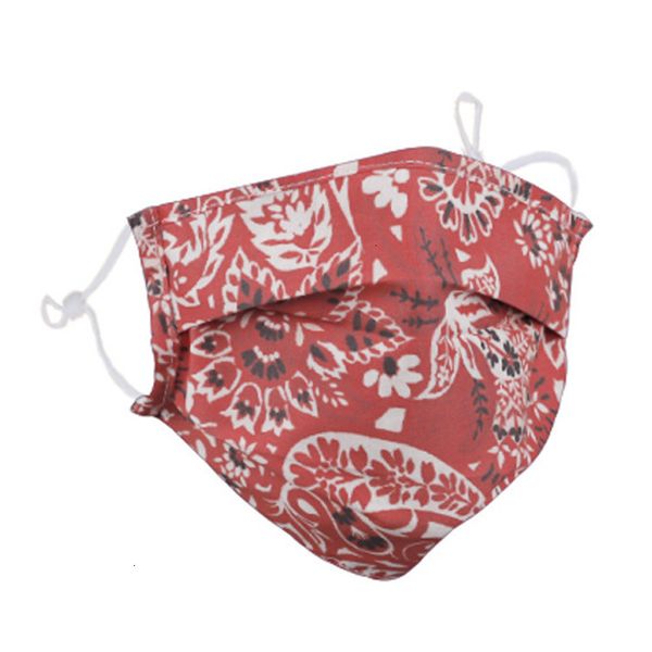 

2021 fashion mask dustproof smog pm2.5 face masks protection boys girls cotton printed chrysanthemum facemask 10 nsimq