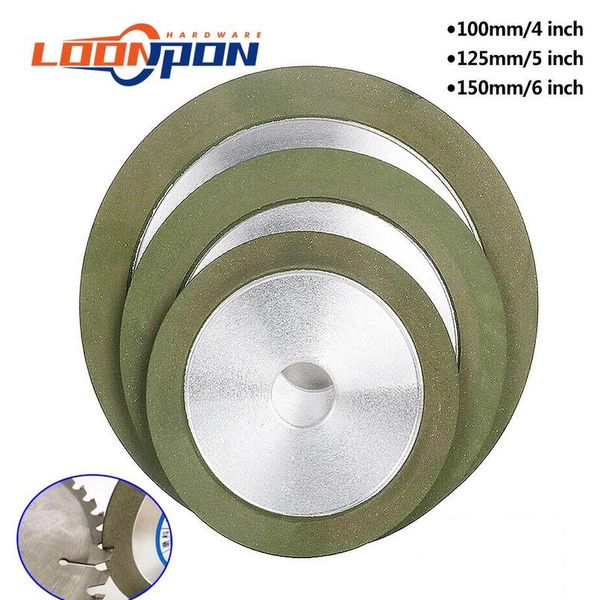 

100mm/125mm/150mm diamond grinding wheel grinding circle grit 150-320 for tungsten steel milling cutter tool sharpener bbyiwd