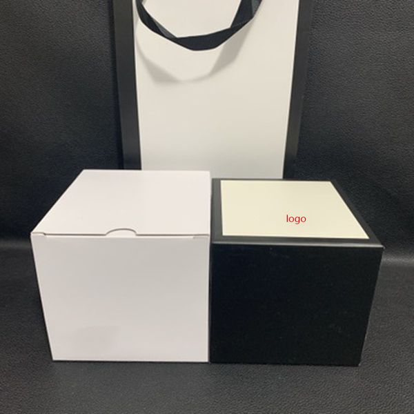 

high grade watch black-and-white box set handbag storage box watch box with logo, Black;white