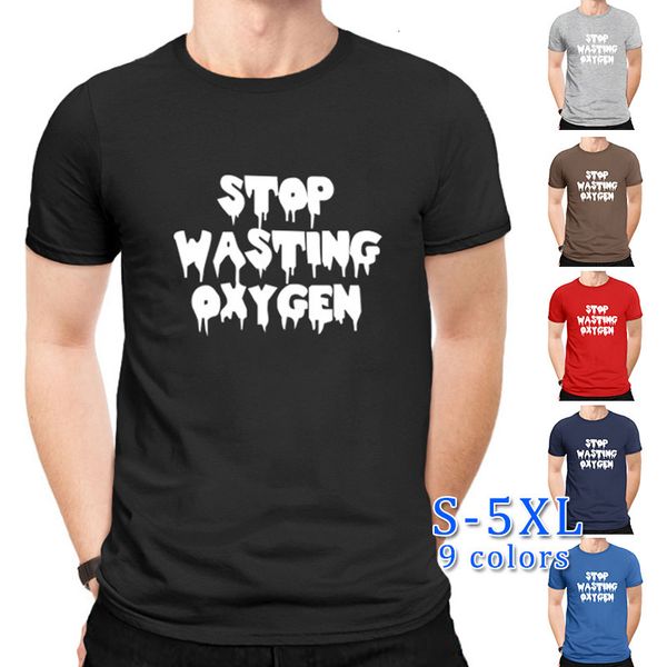 

fashion street round neck clothes men's trend casual t-shirt pure cotton, White;black