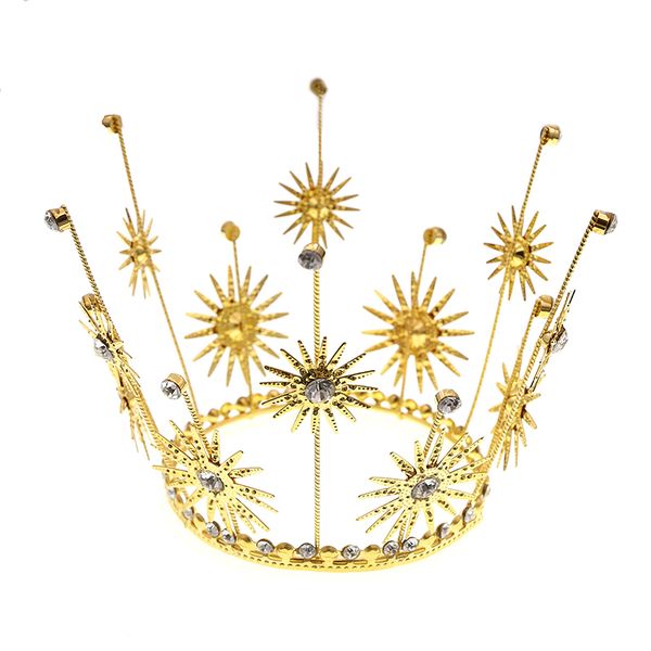 

mlace cake queen's baking handmade decoration round crown headdress gift flowers hair accessories k, Silver