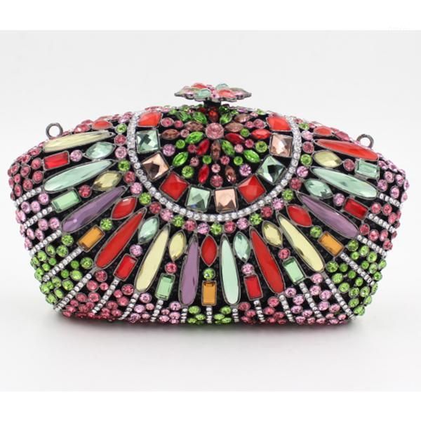 

evening bags fashion vintage elegant black banquet wallet hard hasp woman bag casual cute multicolor business clutch purse for women1