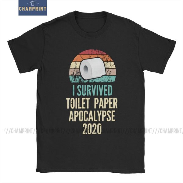 

i survived toilet paper apocalypse sarcastic survivor stay home tees short sleeve plus size sport hooded sweatshirt hoodie men t shirt