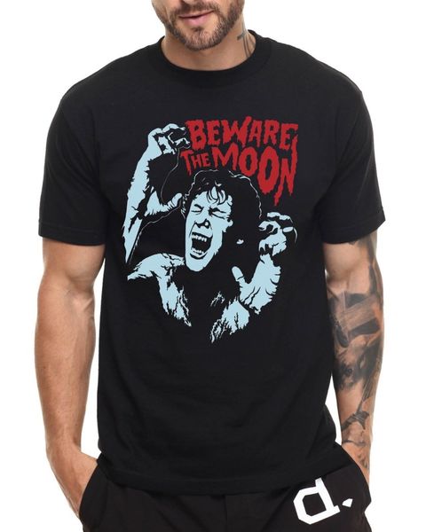 

american werewolf in london t shirt beware the moon horror halloween new harajuku t shirt men tee shirts sport hooded sweatshirt hoodie