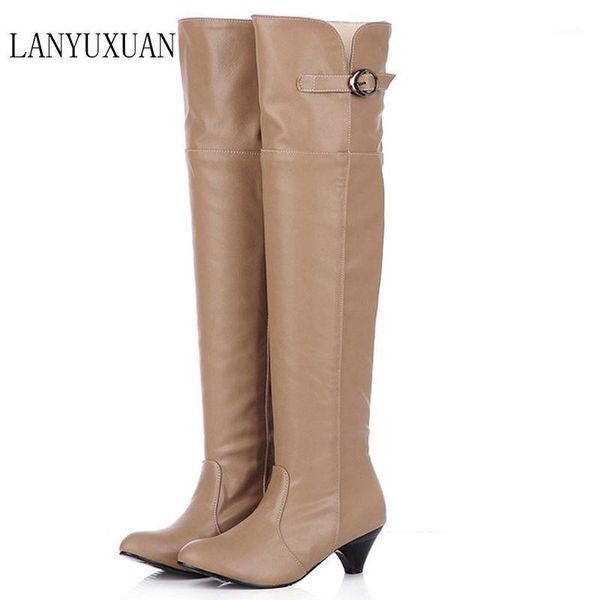 

boots botas mujer big size 34-43 style thigh high women woman femininas masculina botines chaussure femme shoes 9051, Black