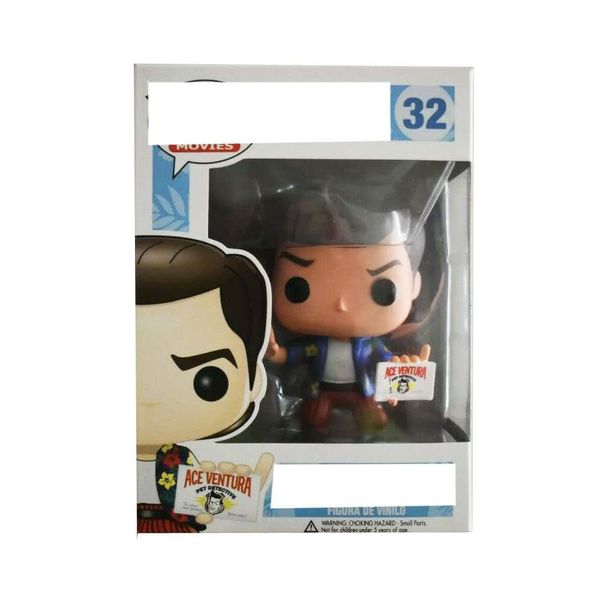 

funko pop film and television peripheral hand office aberdeen model 32 detective aircraft head ace ventura