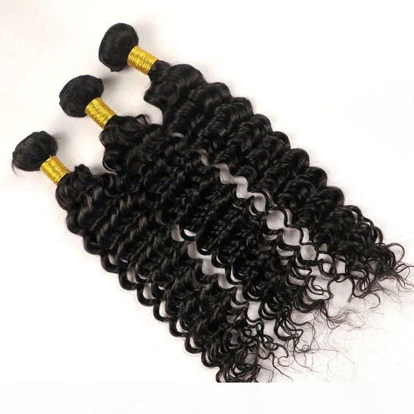 

virgin indian hair weaves human hair bundles kinky curly 8-34inch unprocessed brazilian peruvian mongolian weaving hair extensions wholesale, Black