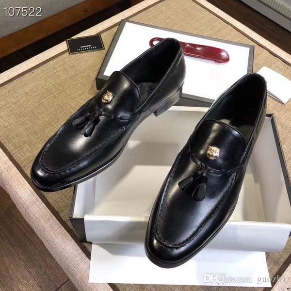 

grade british luxurys men's business dress upper glitter wedding shoes leather shoes suit slip-on designers for men icqfh, Brown;gray