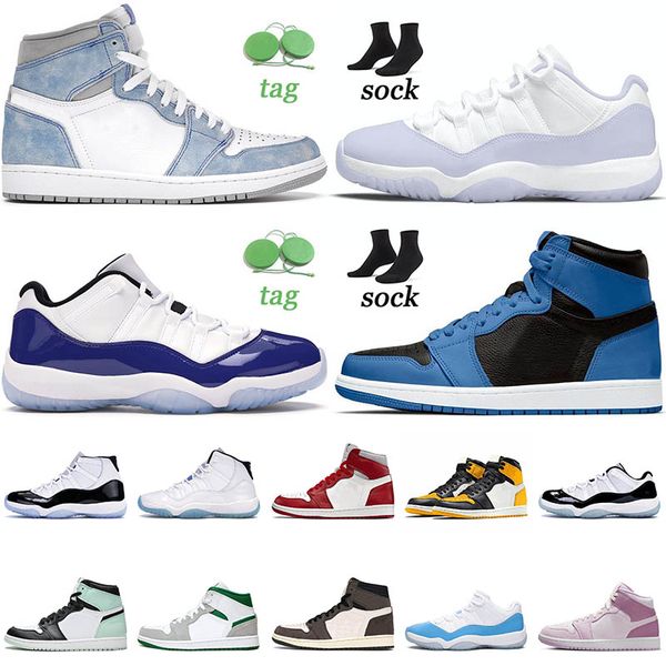 

1 1s university blue basketball shoes 11 11s xi 25th anniversary pure violet animal instinct hyper royal shattered backboard womens sneakers