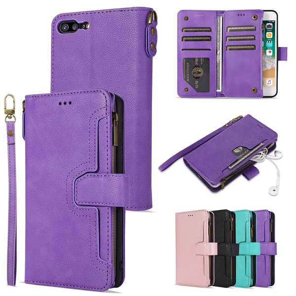 

flip card holder zipper leather wallet case purse phone bag for samsung galaxy a71 a70 a50 a40 a30 a20 a10 cover