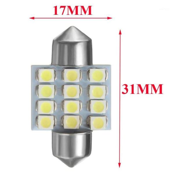 

13pcs white auto led bulbs 12v car lights car interior lights for dome license plate lamp dome festoon interior bulb1