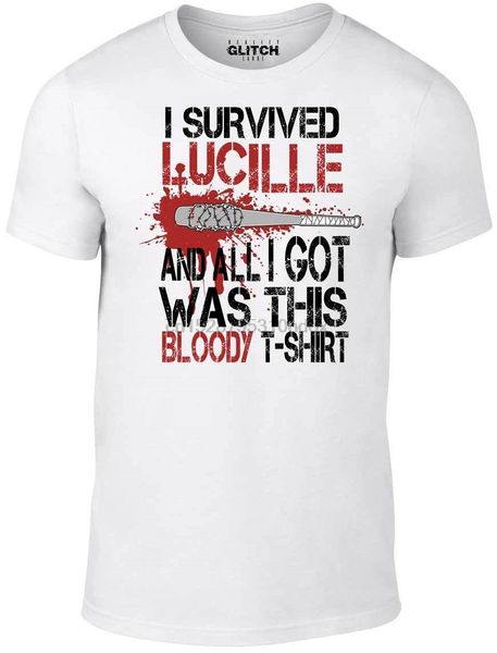 

lucille this bldy t shirt inspired by walking dead zombies walkers tv brand t shirt fashion round neck sport hooded sweatshirt hoodie