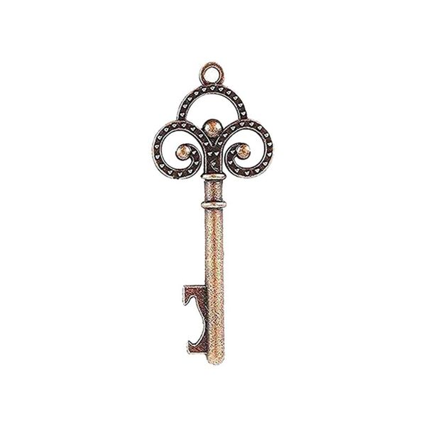 

5 styles bottle opener key for decoration of wedding souvenir bags, vintage style