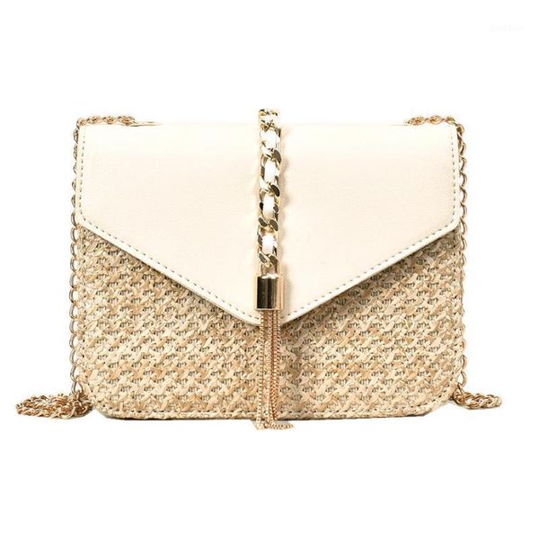 

outdoor bags fashion straw women messenger bag pu leather travel purse small flap shoulder for ladies bolsas mujer bags1