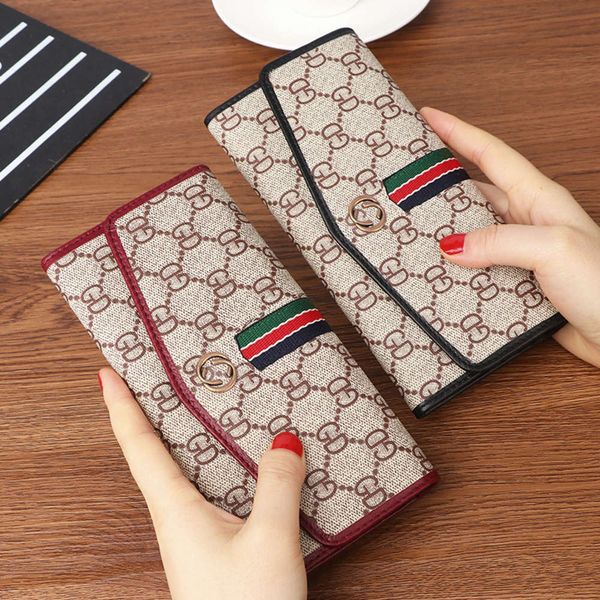 

fashion long women 2020 new large capacity cow leather multi function wallet card hand bag