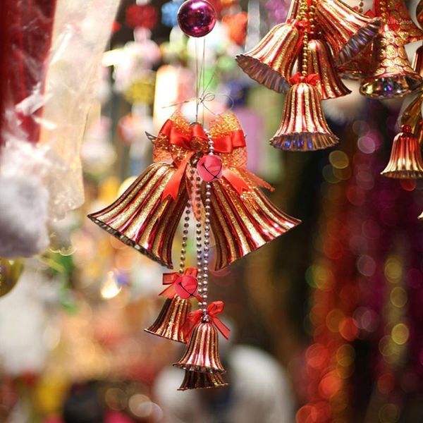 

36pcs christmas jingle bell mini bell set diy making accessories (red white)1