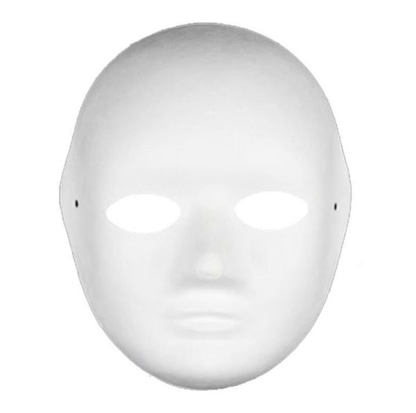 

diy women men white unpainted blank mask adults masquerade masks carnival party supplies christmas halloween sn1080