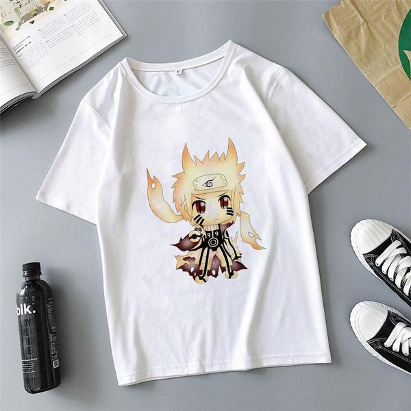 

2021 fashion funny naruto boruto t shirt men women short sleeve uchiha itachi sasuke japan anime tees tshirt, White