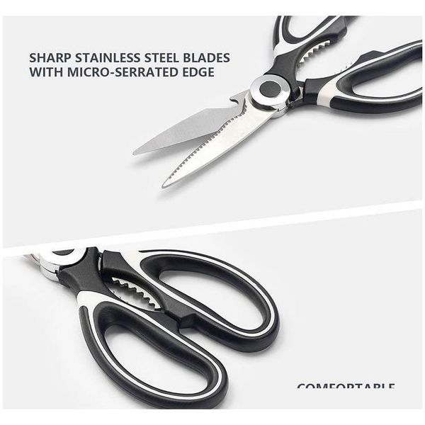 

stainless steel kitchen scissors multi-purpose kitchen shears with blade cover vegetable slicer smart cu jllchf dayupshop