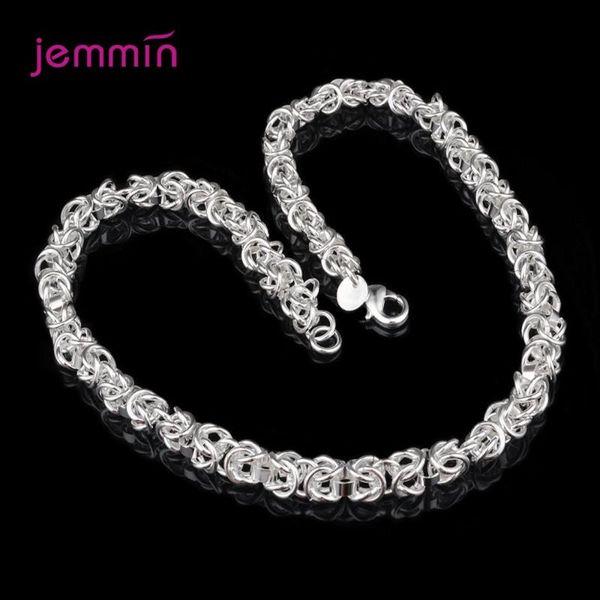 

chains boutique women 925 sterling silver link chain necklaces jewelry friendship gift 0.7cm thickness length 18 inches weight 30g