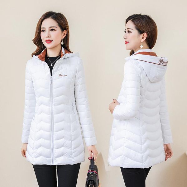 

new autumn winter collection of jacket stylish windproof women's parkas coat female warm cotton jacket coat women quilted coat, Black