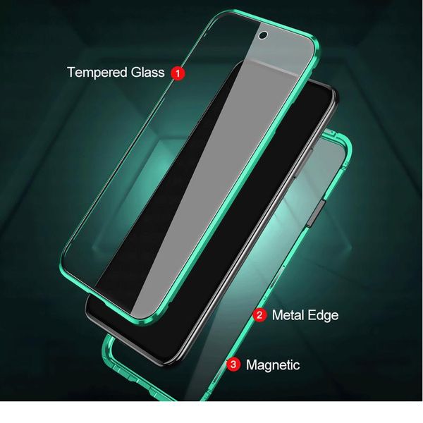 

full double sided glass magnetic case for xiaomi redmi note 10 8 7 pro case for redmi 9 8a wmtqsy