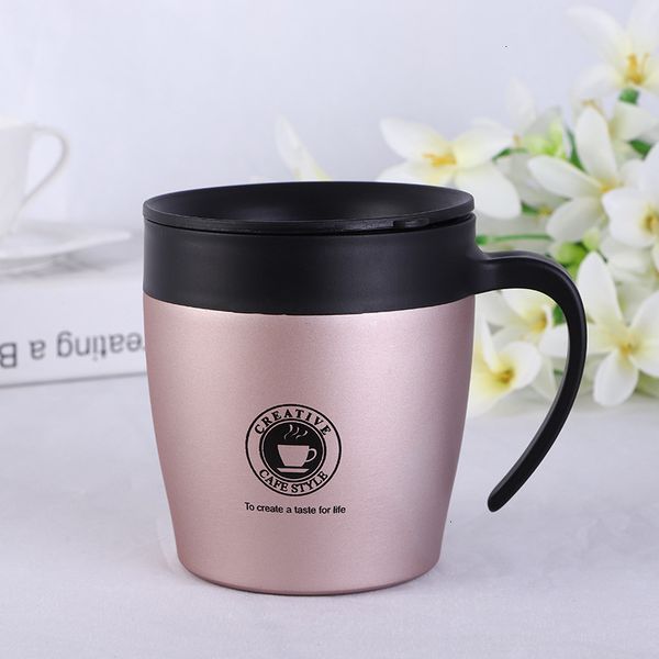 

300ml stainless steel vacuum coffee mugs beer with lids spoon wine water cups 4 nupo1