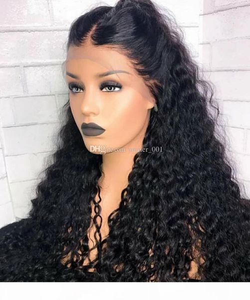 

malaysian virgin hair afro kinky curly human hair wig malaysian curly full lace human hair wigs natural black lace wigs, Black;brown