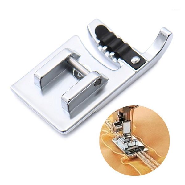 

domestic sewing machine parts presser foot 3 way cording foot sewing accessories compatible with brother,janome,singer,feiyue1, Black