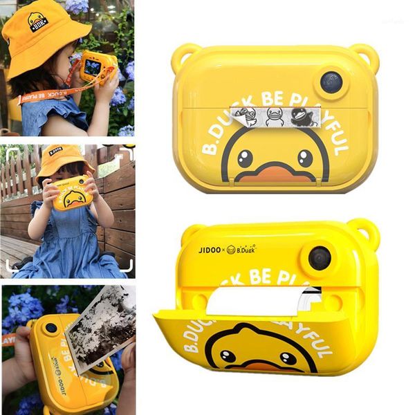

printers kids instant thermal printer camera hd po dual lens with led flash ips screen video children gift diy sticker1