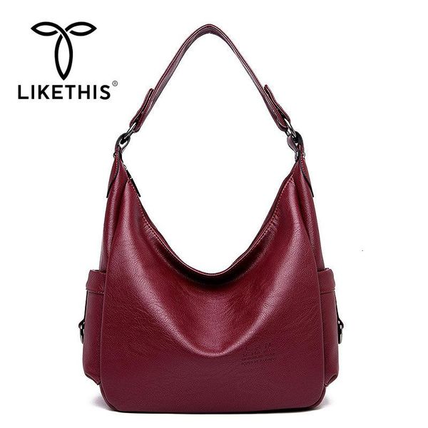 

likethis brand handbags bags women leather portable wild luxury ladies hand bags fashion shoulder bolsa sac