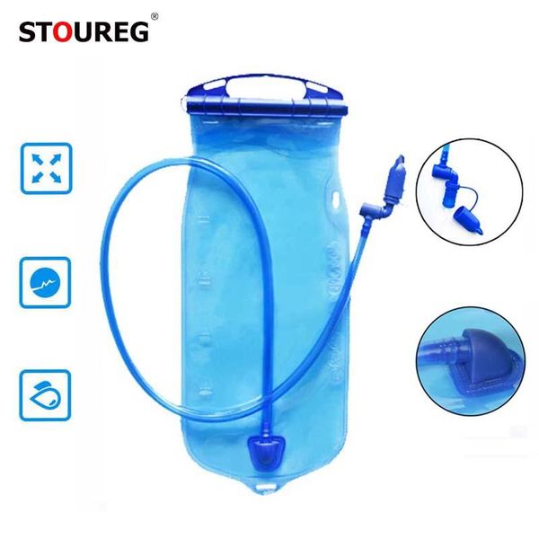 

outdoor bags water reservoir hydration pack bladder bag,2l fordable storage bag,outdoor portable running vest backpack