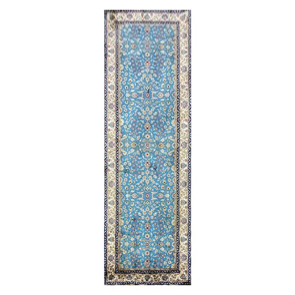 

2'x6' hand knotted stair runner rugs turkey design bedroom decor pray silk carpet for stair