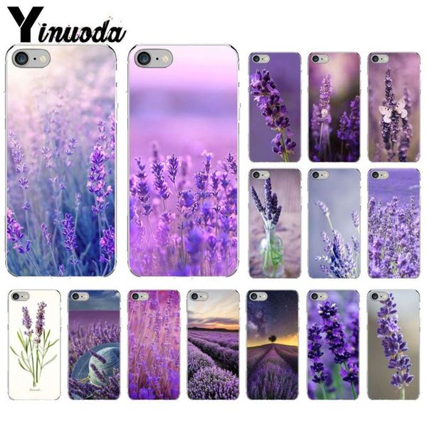 

bgrfyinuoda soft silicone case with purple flowers and lavender for vip 8 7 6 6s plus x s max 5 5s se xrswza