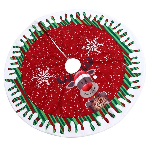 

1шт чувствительная елки олень юбка ткань ковер xmas tree нижняя крышка