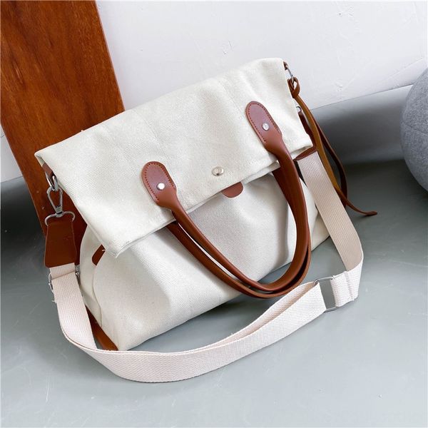 

30 shoulder just the same 2020 new korean large capacity canvas women's bag fashion versatile one shoulder messenger bag eyffc