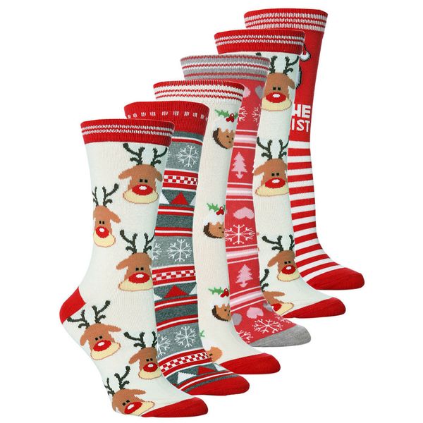

3d crazy winter ladies cute wool female thermal warm animal xmas women's socks lady christmas gift sock