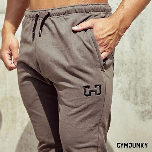 

f9a71 fitness muscle brother new cotton slim legged outdoor running leisure sports for sports pants training pants pantstrousers men ag7bq, Blue