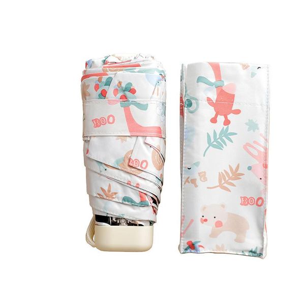 

umbrella woman mini pockets umbrella small folding kid dolls print umbrella men sun rain gear parasol umbrellas bags for women wmtjsx