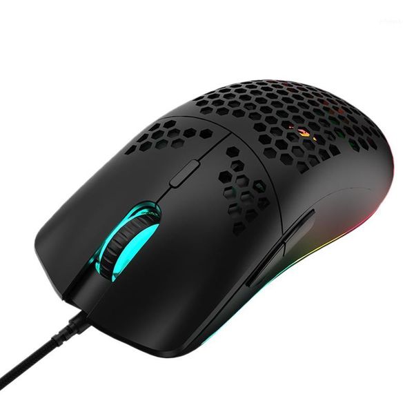 

m6 wired mouse lightweight hollow hole hole mouse gaming game eating chicken ergonomic for pc lapmute1