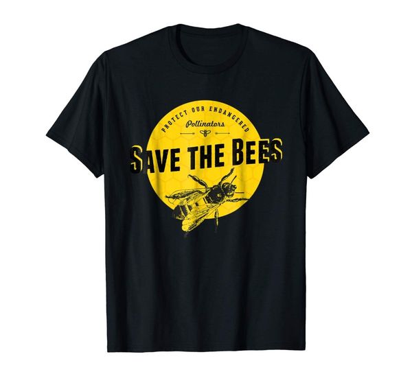 

save the bees save our endangered pollinators summer style brand casual male & tees printing sport hooded sweatshirt hoodie t shirt